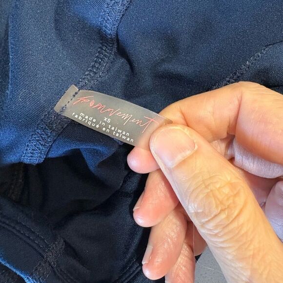 Free People Movement navy shorts size XS - Picture 3 of 6